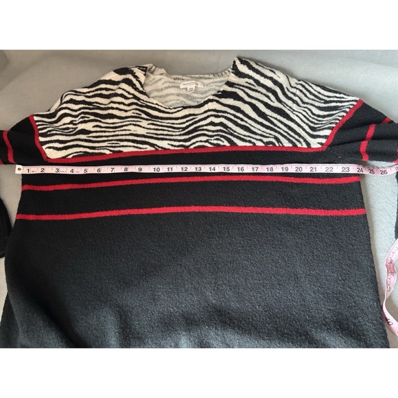 BeachLunchLounge Animal Pattern Knit Women's Long Sleeve Sweater XXL 20 Boho EUC - Picture 4 of 7